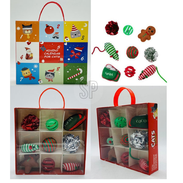 The Seasonal Aisle Cat Toy Advent Calendar Wayfair.co.uk